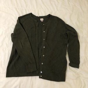Olive Green Cardigan